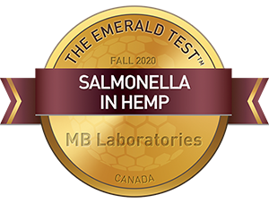 Emerald Scientific Medal - Salmonella in Hemp