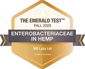 Emerald Scientific Medal - Enterobacteriaceae in Hemp