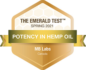 Emerald Scientific Medal - Potency in Hemp Oil