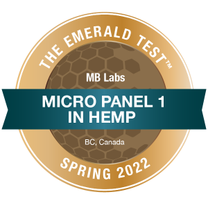 Emerald Scientific Medal - Microbial Panel 1 in Hemp